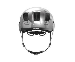 Casco Abus Hyban 2.0 Chrome Silver