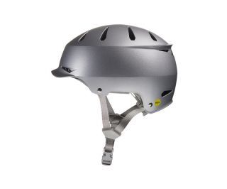 Bern Hendrix Helmet Metallic Hatstyle MIPS - Silver