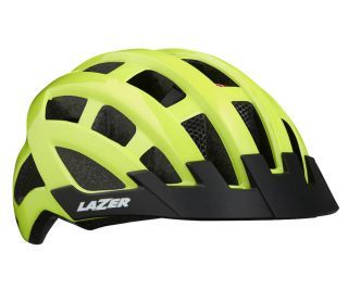 Lazer Compact DLX Cykelhjelm Net+Led+MIPS Gul 