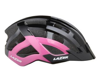 Casco Lazer Petit DLX Net+led Nero / Rosa 