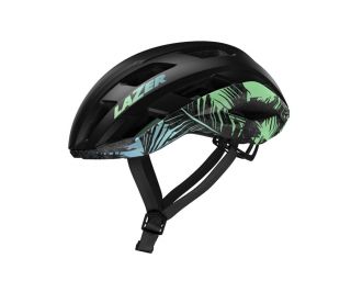 Lazer Strada Kineticore Cykelhjelm Matte Tropical Leaves 