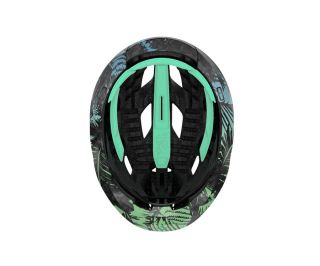 Lazer Strada Kineticore Cykelhjelm Matte Tropical Leaves 