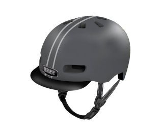 Nutcase Street Suit and Tie Stripe Gloss Reflective Helm