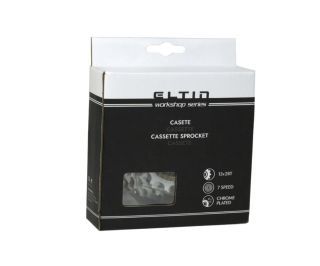 Eltin Cassette 7V 13-28 tanden - Zilver