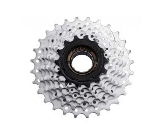 SunRace MFM2A Cassette 6S 14-28 tanden - Zilver