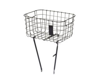 Basil Robin Front Basket (Fork) - Black