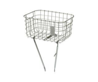 Basil Robin Front Basket (Fork) - Silver