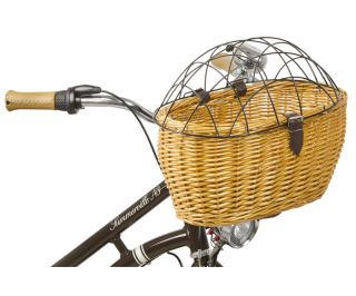 M-WAVE BA Pet wicker basket for bicycle