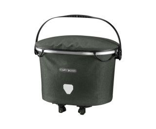 Ortlieb Up-Town Rack Urban Basket 17.5L Rear - Green