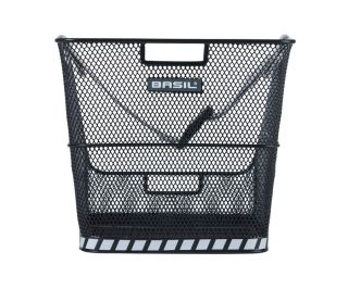 Basil Class Rear Basket - Black