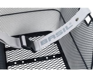 Basil Class Rear Basket - Black