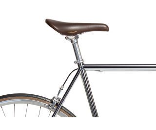 Jitensha Singlespeed ​​Fahrrad - Chrome/Alu/Brown