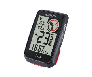 Sigma Rox 2.0 + Top Mount Set Bike Computer GPS - Black