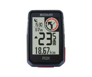 Sigma Rox 2.0 + Top Mount Set Fahrradcomputer GPS - Schwarz