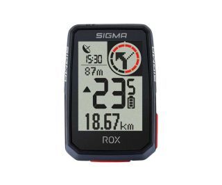 Ciclocomputer Sigma Rox 2.0 + Top Mount Set GPS Nero