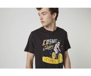 T-shirt Cinelli Cosmic Rider Noir