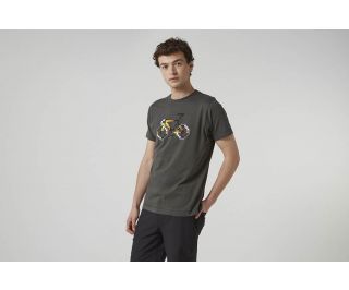 T-shirt Cinelli Pixel Bike VIgo Charcoal