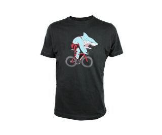 Cinelli Shark T-shirt Zwart