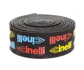 Cinelli Logo Velvet Handlebar Tape - Multicolor