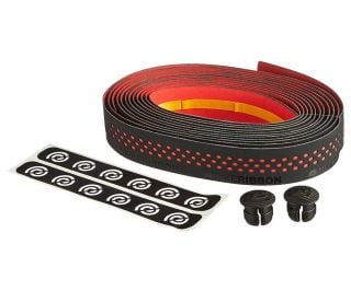 Cinta de manillar Bike Ribbon Drops Perforado Rojo Negro