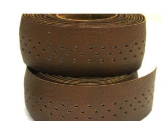 BLB Leather Handlebar Tape - Honey