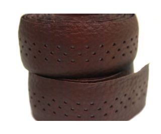 BLB Leather Handlebar Tape - Brown