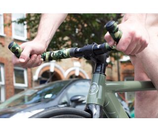 BLB Cork Handlebar Tape - Camo Green