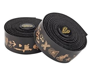 Cinelli Mike Giant Velvet Handlebar Tape - Black/Gold