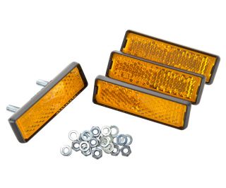 Shimano Reflectors Set 4 pieces - Yellow