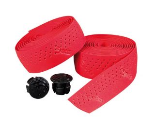 Deda Cork Geperforeerd EVA Rubber Stuurlint - Rood