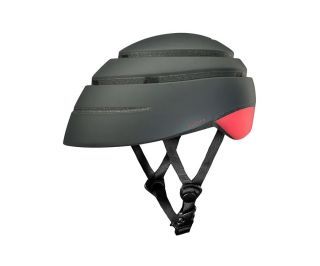 Casco Closca Loop Plegable Graphite-Coral