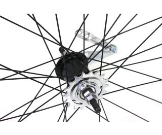 Roue arriere retropedalage Chrina 700c argent pour velo