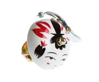 Crane Hand Painted Bell Onna