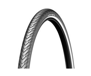 Michelin Protek Drahtreifen 700x35c Reflective Band Schwarz