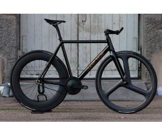Darkside Tri-Spoke Bike Carbon Front Wheel Black