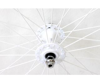 Weinmann DP18 Fixie Front Wheel - White