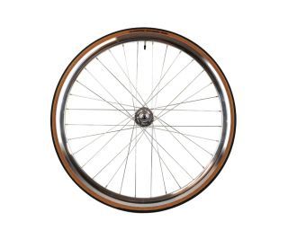 Paire de Roues Santafixie 30mm Argent + Chambres à air + Pneus Classic