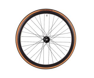 Ruota Anteriore Santafixie 30mm Nero + Camere d'aria + Copertoncino Classic