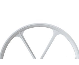 Rueda Delantera Fixie Teny Rim 6 aspas Blanca