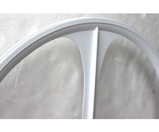 Roue Avant Fixie Teny Rim Tri Spoke Blanc