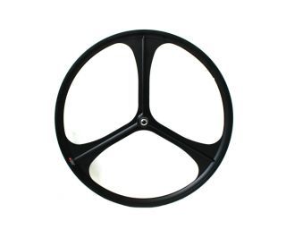 Teny Rim Tri Spoke Fixed Gear Voorwiel - Zwart