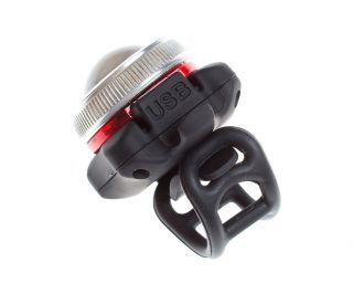 Luz delantera Shroom Cosmos USB Negro