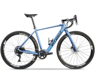 Vélo Électrique Gravel Vitoria e-Nyx Hybrid Apex Bleu