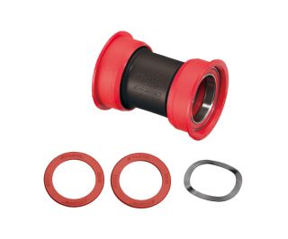 Eje de pedalier FSA Ceramic Pressfit BB30 46/30 Rojo