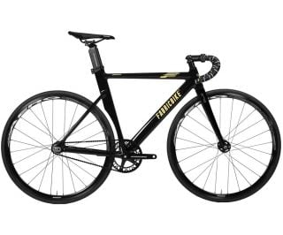 FabricBike Aero Glossy Black Gold Track Bike