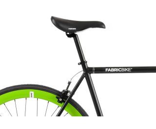 FabricBike Matte Black & Green Fixed Bike