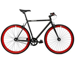 Fixie Fiets FabricBike Matte Black & Red