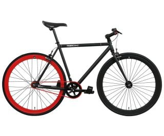 FabricBike Original Single Speed Cykel - Matte Black & Red 2.0