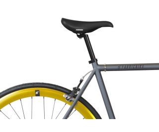 FabricBike Original Single Speed Bicycle - Graphite & Gold