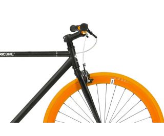 Vélo Fixie FabricBike Matte Black & Orange 2.0